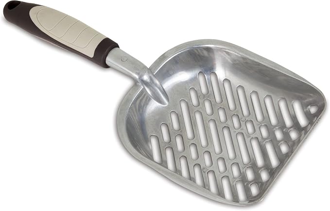 Petmate Metal Cat/Kitty Litter Scoop, Deep Shovel, Premium Non-Stick Large - Image 6