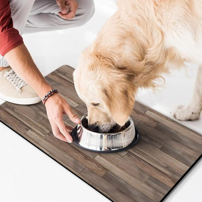 Pet Feeding Mat for Floors Waterproof Dog Mat for Food and Water Absorbent - Image 7