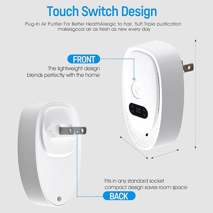 Air Ionizers for Home, Living Room Compact Freshener for Pet, and Kitchen Odor - Image 7