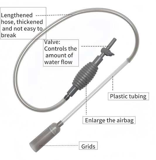 Aquarium Vacuum Gravel Cleaner, Aquarium Siphon, Aquarium Cleaning Tools - Image 2