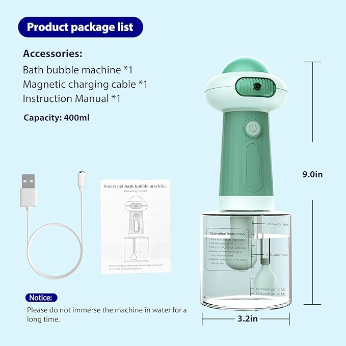 Electric Dog Shampoo Dispenser & Foam Machine - Image 7