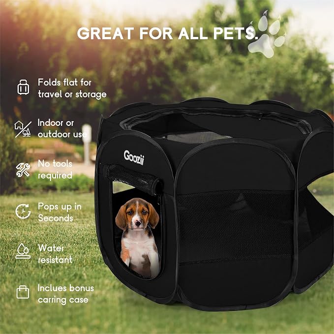 Kitten Cat Playpen for Indoor Cats Enclosed, Portable Foldable Pet Dog Playpen - Image 4