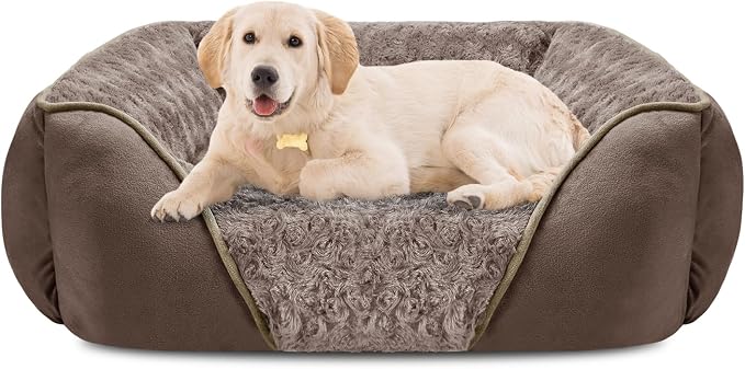 INVENHO Large Dog Bed Rectangle Washable Orthopedic Soft Calming Sleeping by INVENHO