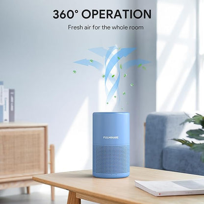 FULMINARE Air Purifiers for Home Bedroom H13 HEPA Air Purifier, 3 Speeds - Image 4