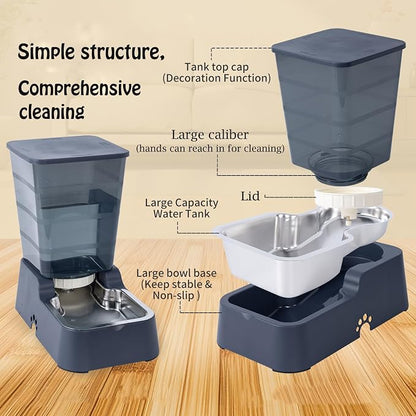 Meikuler Automatic Dog Cat Water Dispenser Large Capacity 5Lfor Cats and Medium - Image 2