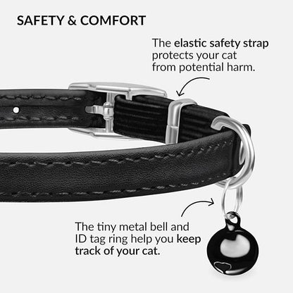 CollarDirect Leather Cat Collar - Image 3