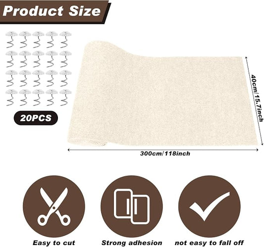 Cat Scratching Mat, DIY Cat Scratchers Furniture Protector - Image 2