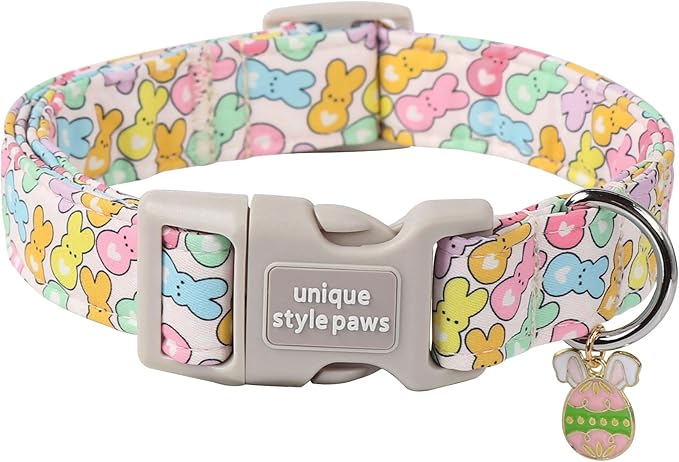 Unique style paws Easter Day Dog Collar Plastic Buckle Collar by Uniquestylepaws