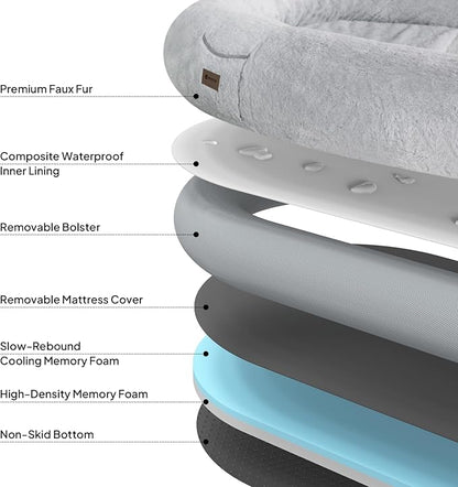 Human Dog Bed for Adults, Waterproof & Machine Washable Cover - Image 5