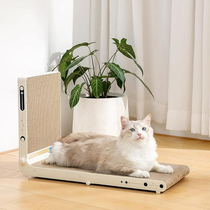 Cat Scratcher, 25.3 Inch Double Sided L Shape Cat Scratching Board, No Assembly - Image 6