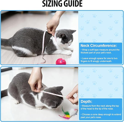 Depets Adjustable Recovery Pet Cone E-Collar - Image 2