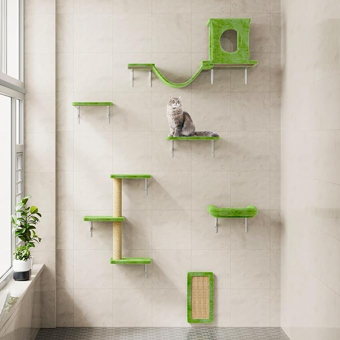 NUNU LAB Cat Wall Shelves, Indoor Cat Furniture - Image 5