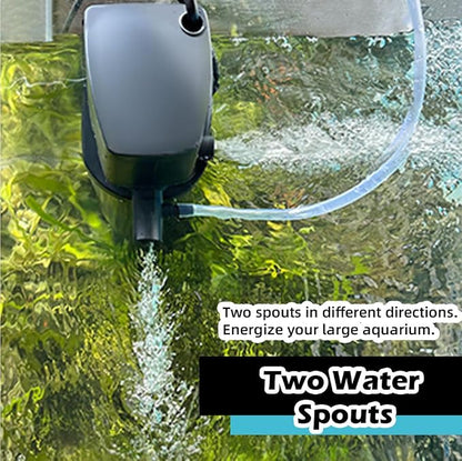 COOSPIDER Aquarium Filter 200GPH U-V Fish Tank Green Clean Machine - Image 6