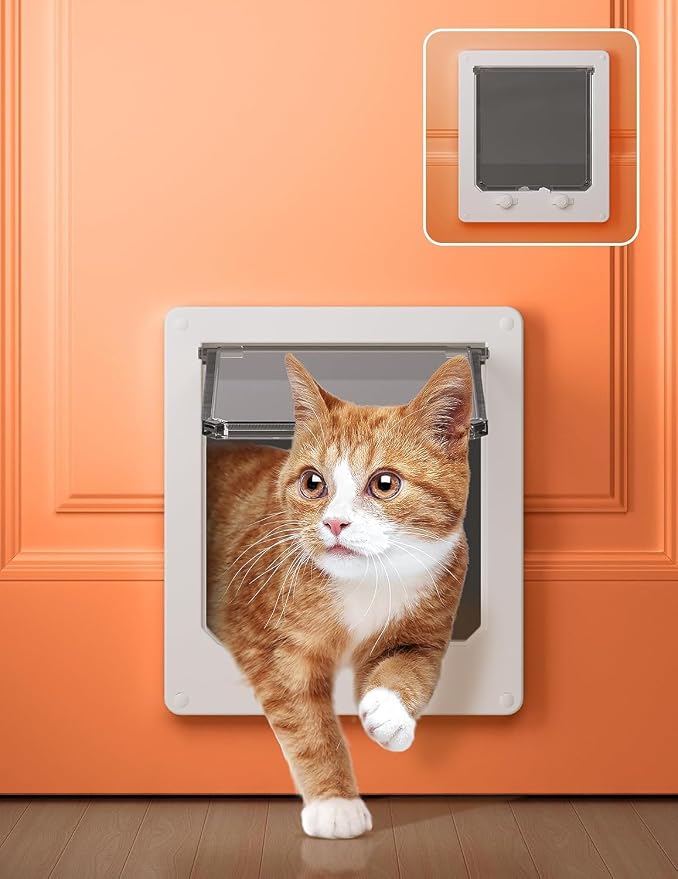 LIBBEPET Cat Door Interior Door, Indoor Cat Doors, Large Pet Doors by LIBBEPET