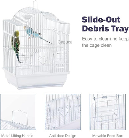 Small Bird Travel Cage-Lightweight Small Birds Starter Kit - Image 5