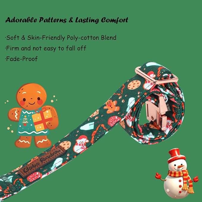 Christmas Dog Collar, Cute Winter Holiday Collars - Image 4