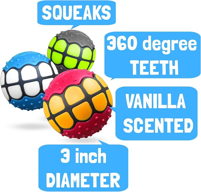 Dog Balls Toys Squeaky Fetch - Image 2