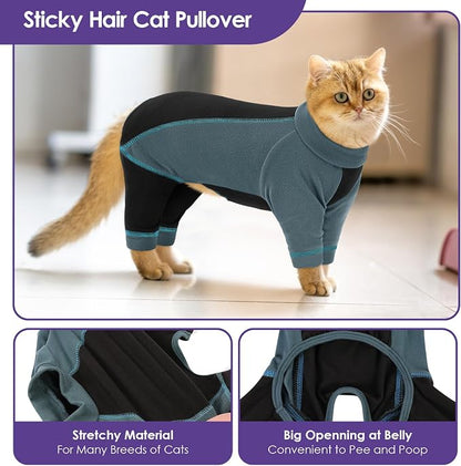 SUNFURA Hair Sticky Cat Clothes, Cat Sweater - Image 3
