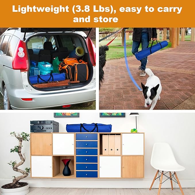 Dog Agility Equipment, 2 in 1 Dog Obstacle Course Training Starter Kit - Image 5