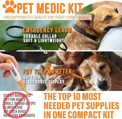 EVERLIT Pet Medic First Aid Kit | 95 Pcs Vet-Approved Medical, Outdoor & - Image 4