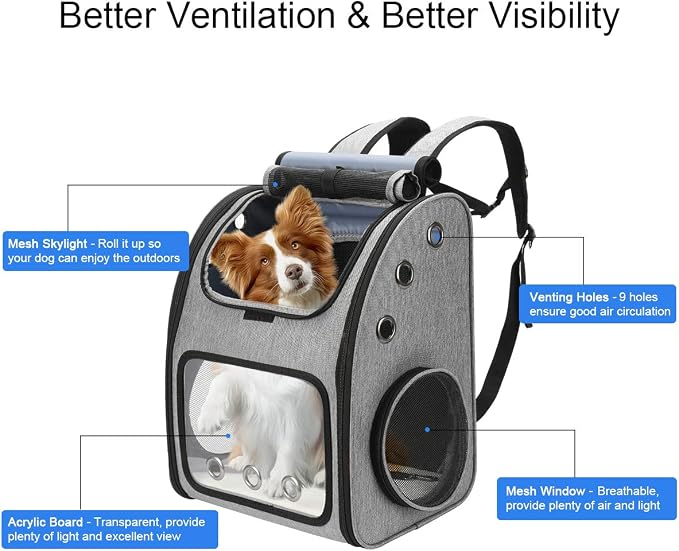 Expandable Pet Carrier Backpack - Image 3
