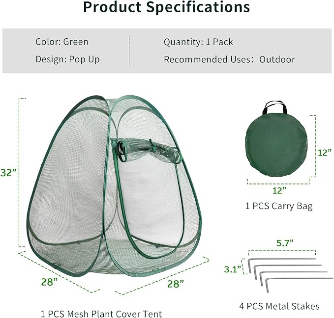 1PC Mesh Plant Protector Tent from Animals - Image 2