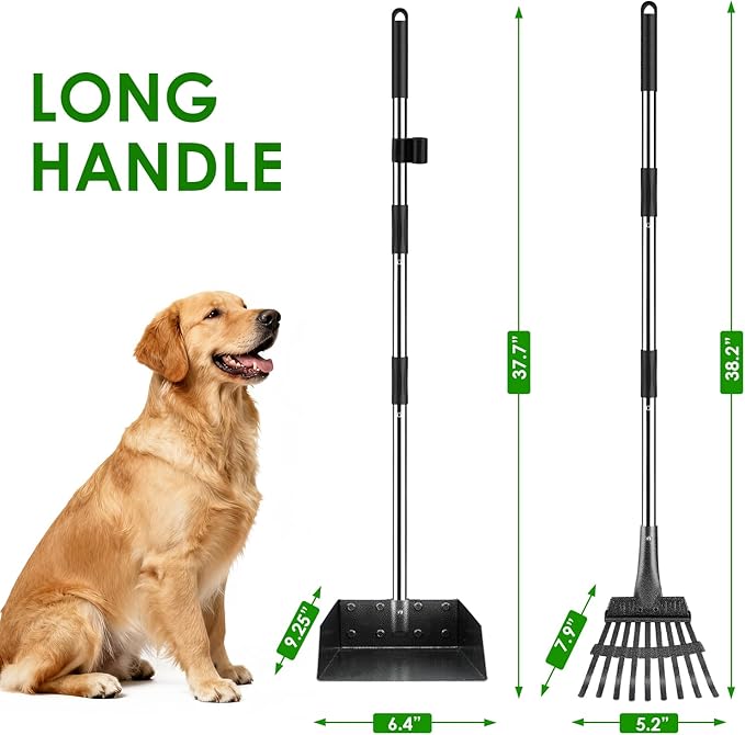 Pooper Scooper, Long Handle Pet Supplies Dog Pooper Scooper - Image 3