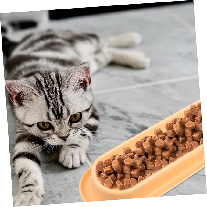 POPETPOP Household Skid Pet Bowl Portable Kitten Bowl - Image 5