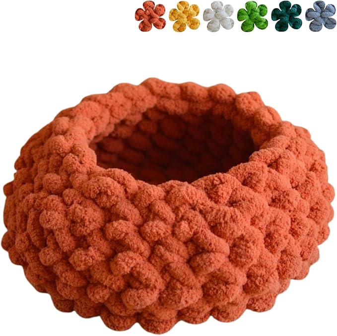 Cat Nest Bed - Premium Self Warming Handwoven Washable Extra Soft Round Cave by Urnat