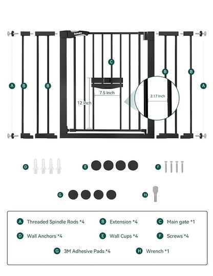 BABELIO 29-48" Extra Wide Baby Gate - Image 7