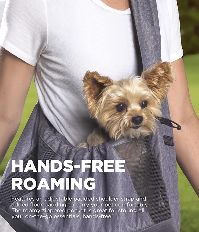 Outward Hound PupPak Sling Dog Carrier, Adjustable Strap, Mesh Ventilation - Image 4
