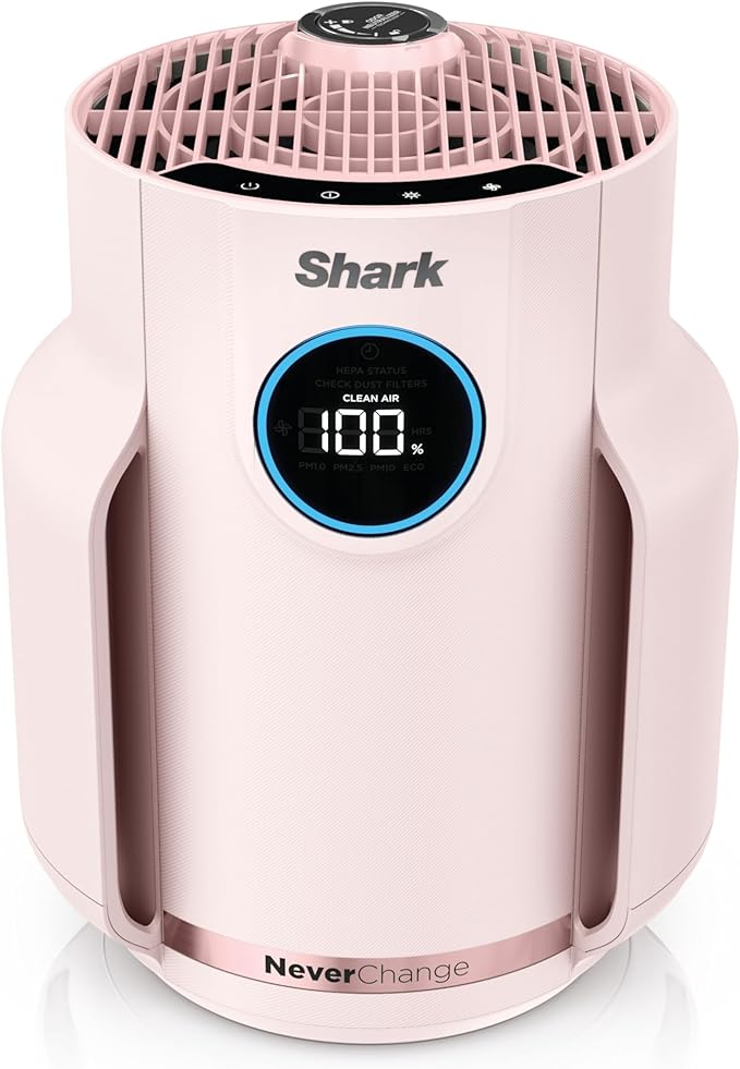 Shark Air Purifier for Home, NeverChange Compact Pro, for Bedroom, Home Office by Shark