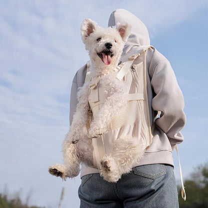 Dog Front Carrier Backpacks for Small Dogs, Legs Out Pet Carrier Sling Backpack - Image 5