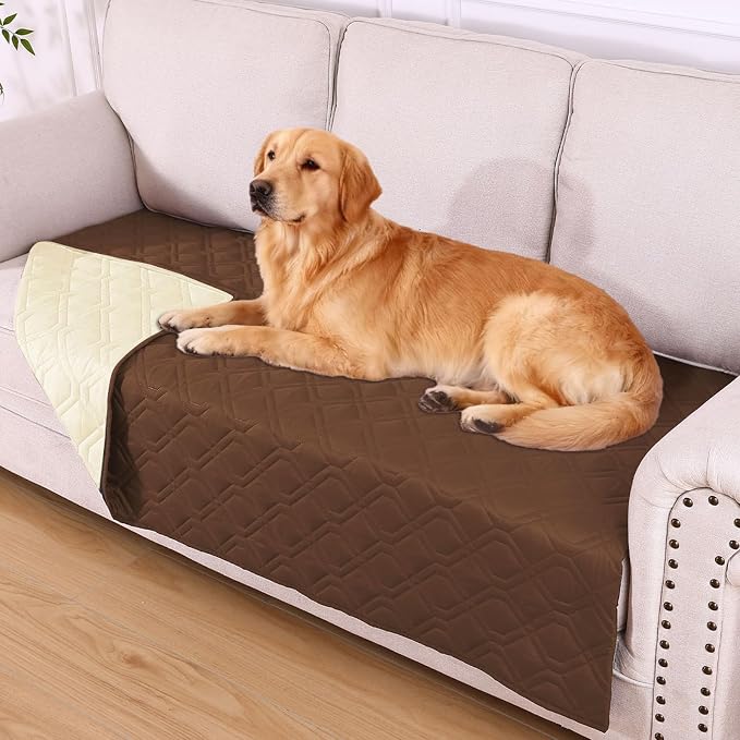 hyha Waterproof Dog Bed Blanket, Soft Pet Blankets, Waterproof Couch Cover by hyha