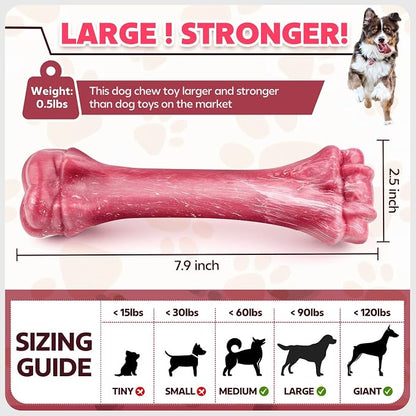 Dog Toys for Aggressive Chewers, Indestructible Dog Bones for Aggressive Chewers - Image 2