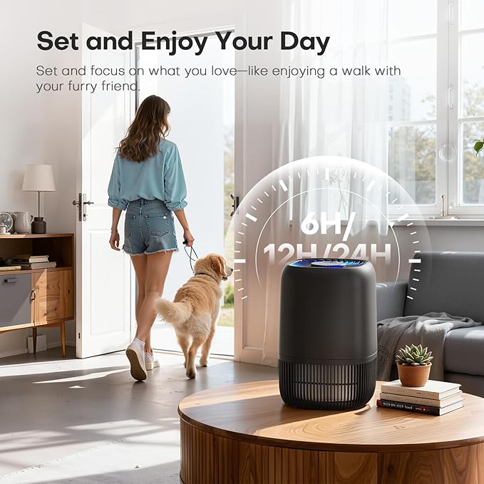Air Purifiers for Office with H13 Quiet HEPA Filter Up to 1076 Ft² for Pet - Image 7