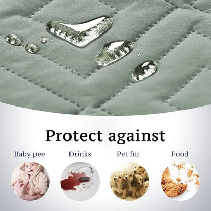 H.VERSAILTEX Reversible Chair Cover Furniture Protector Anti-Slip Couch Cover - Image 3