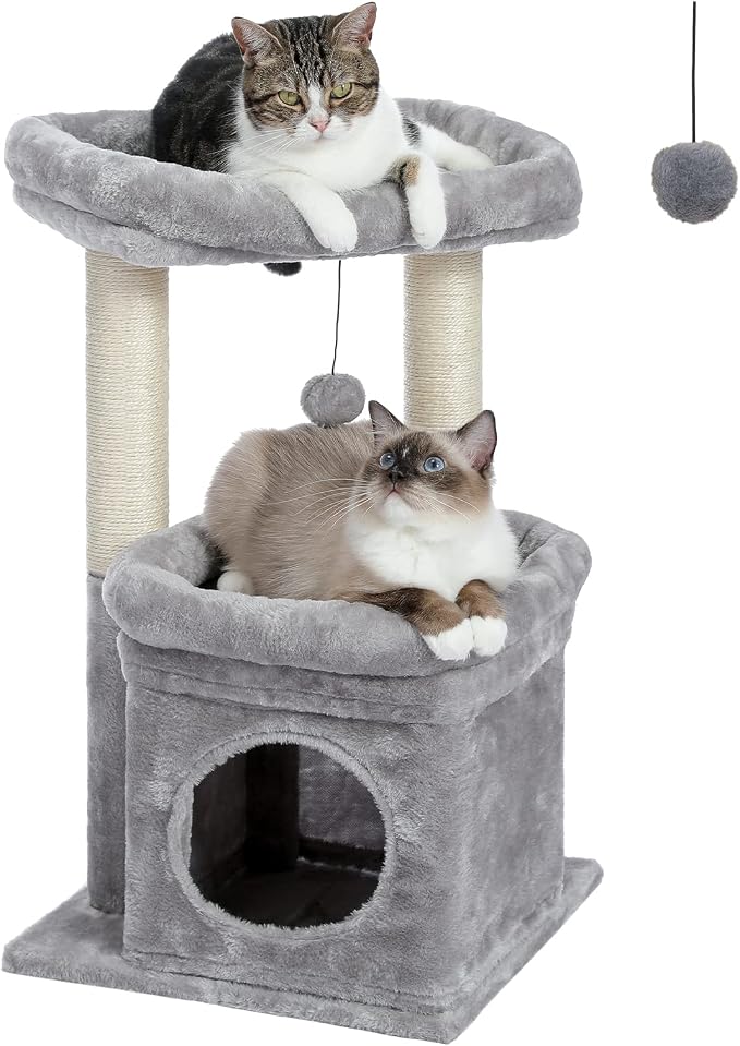 PEQULTI Cat Tree Tower for Indoor Cats by PEQULTI