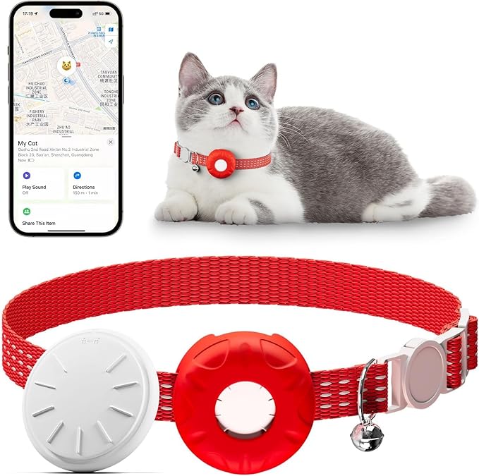 Cat Tracker, Pet Tracker for Cats Compatible by HONGTOPH