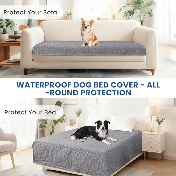 Waterproof Couch Covers for Pets, Waterproof Dog Bed Cover, Anti-Slip Soft Dog - Image 7