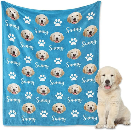 Personalized Dog Blanket, Customized Pet Blankets by GlisterGlow