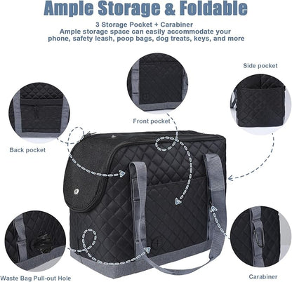 Dog Purse Carrier for Small Dogs, Soft Sided Pet Carrier - Image 9