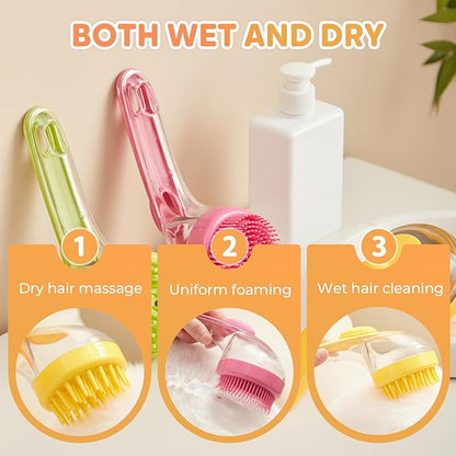 Pet Bath Brush, 2025 New 2 in 1 Dog Bath Brush - Image 3
