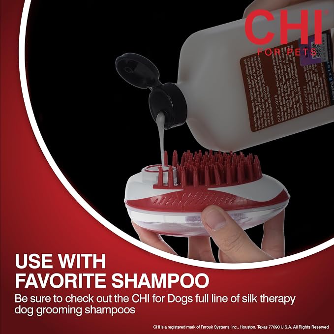 CHI for Dogs Soap Dispensing Palm Brush - Image 6
