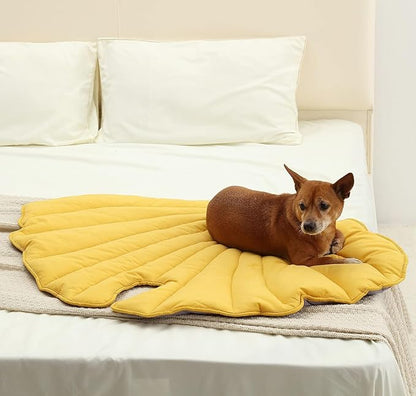 50x45 Inch Leaf Shaped Cotton Dog Blanket, Extra Large Pet Blanket - Image 5