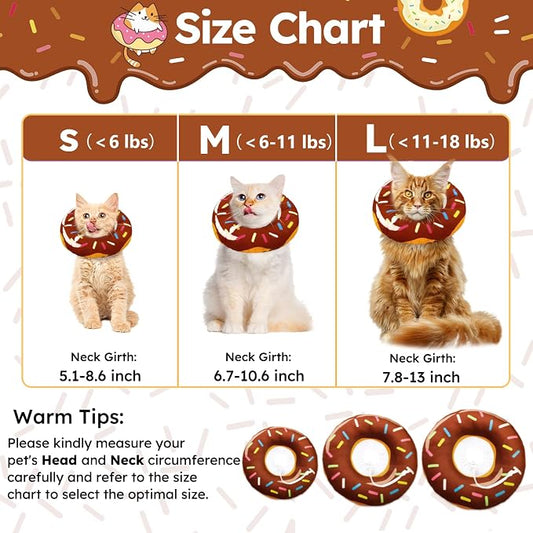 Cat Cone Collar Soft, Cat Recovery Collar - Image 2