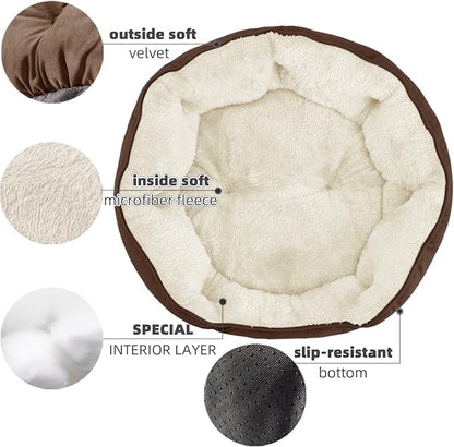 Asvin Medium Dog Bed for Medium Dogs, Cat Beds for Indoor Cats, Pet Bed for - Image 4