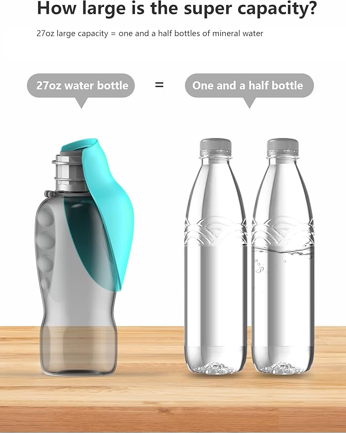 Kalimdor Dog Water Bottle, Leak Proof Portable Puppy Water Dispenser - Image 3