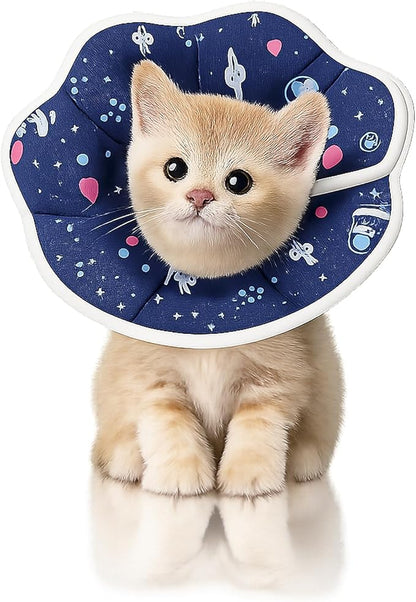 Cat Cone Collar Soft, Cat Recovery Collar to Stop Licking, Protective Cats Neck by Mechpia