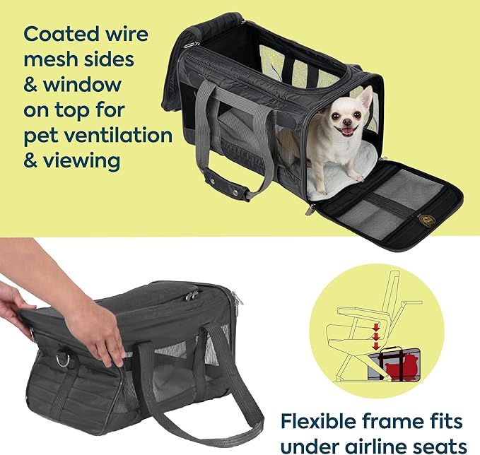 Sherpa Original Deluxe Travel Pet Carrier, Airline Approved & Guaranteed On - Image 2